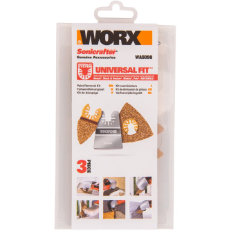 Купить Набор насадок WORX для реноватора для удаления краски   WA5098 фото №2