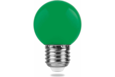 Купить Лампа LED LB-37 1W E27 зеленый  FERON фото №4