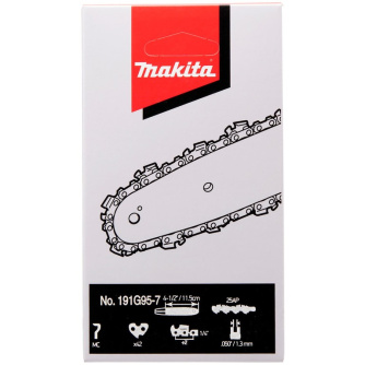 Купить Цепь Makita 4,5" 1/4 - 1,3 - 42   191G95-7 фото №3