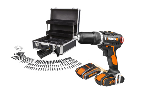 Купить Дрель аккумуляторная WORX WX367.1 20V 2,0Ач кейс фото №1